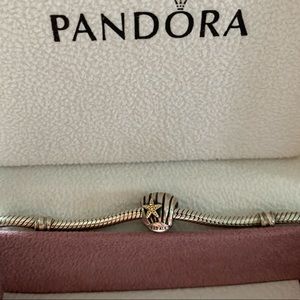 Pandora Seashell Charm | 14k Gold Starfish